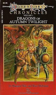 Dragons of Autumn Twilight (1984, TSR, Distributed to the book trade by Random House)