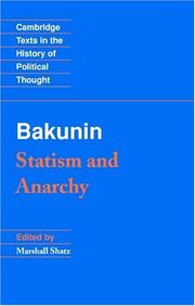 Statism and anarchy (1990, Cambridge University Press)