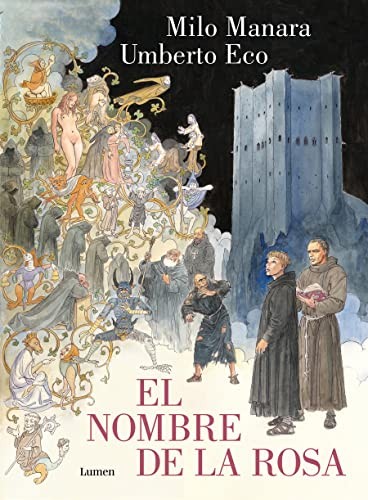 Umberto Eco, Milo Manara: El nombre de la rosa. La novela gráfica (Hardcover, Lumen)